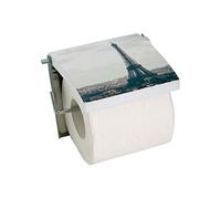 MSV France Porte-papier toilette 140573 en MDF multicolore 13,4 x 11,6 x 2,2 cm