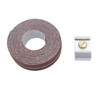 Porte-Papier de Verre, 80 Blocs de Ponçage de Précision de Idéal pour Les Projets Automobiles et Métalliques de Travail du Bois avec Forme Trapézoïdale pour Le Broyage