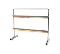 porte-papier d'emballage 52 x 62 cm acier/bois