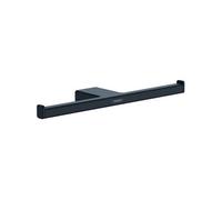 hansgrohe AddStoris double porte-rouleau de papier, 41748670, Couleur: Noir Mat