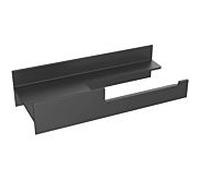 porte-papier Emco Aura 850013400 noir mat, enregistrement à droite