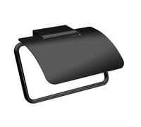 Porte-papier emco flow avec couvercle, 270013301, couleur : noir