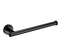 Porte-papier en acier, noir mat, bronze à, chrome, or brossé, porte-serviettes(Towel Ring Black)