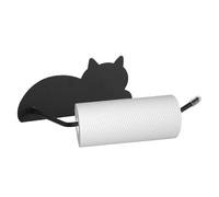 Porte-papier essuie-tout | Support mural pour salle de bain avec design chat pour le rangement de la maison, la chambre d'amis, les voyages, style maison de campagne