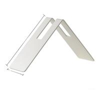 Porte-papier filtre à café en acier inoxydable pour une ou deux grilles avec design en forme de V pour une manipulation fluide du papier filtre (blanc lait)