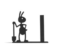 Porte-Papier hygiénique en Forme de Fourmis, de Solide, Installation Rapide, Distributeur de mouchoirs pour Usage résidentiel et Commercial, Porte-Rouleau de Papier Toilette