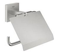 Porte-papier hygiénique Grohe Start Cube 41102DC0 Supersteel, avec couvercle