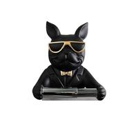 Porte-Papier Hygiénique Mural Créatif, for Salle De Bain, Cuisine, Rouleau Papier Toilette, Dessin Animé, Chien, Décoration Salon Facilité D'Installation(A)