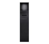 Porte-papier hygiénique, porte-rouleau de papier toilette en acier inoxydable, armoire de salle de bain encastrée, niche murale pour distributeur de douche, étagère de rangement pour brosse de toilett