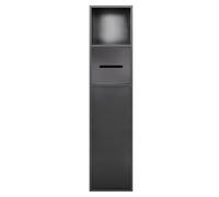 Porte-papier hygiénique, porte-rouleau de papier toilette en acier inoxydable, armoire de salle de bain encastrée, niche murale pour distributeur de douche, organisateur d'étagère pour brosse de toile