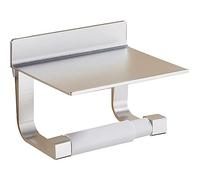 Porte-Papier hygiénique Solide Porte-Rouleau Porte-Serviettes en Papier avec étagère de Rangement Porte-Serviettes en Papier de Salle de Bain Durable
