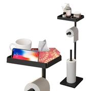 Porte-Papier hygiénique sur Pied - Support de Rouleau de Papier Toilette autoportant, Support de Rangement Lisse | Organisateur Pratique Simple, Salle de Bains, Cuisine, Papier, Organisateur pour