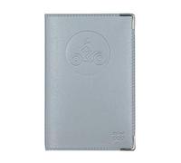 Etui porte papiers moto - Gris argent - Carte permis conduire + carte grise - Fabriqué en France - Générique Gris