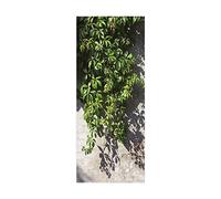 Porte Papier peint 3D Grand arbre vert L90 x H210cm Porte Stickers Auto-adhésif pour porte intérieure bureau chambre à coucher salon salle de bain