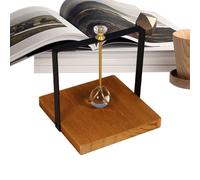 Porte-papier pour table - Organisateur de mouchoirs en bois sur pied - Rangement pour serviettes - Pour cuisine, salle de bain, salle à manger, comptoir restaurant rustique