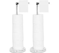 Porte-papier Rouleau toilette liberté d'action Pristine - élégant et pratique par Pristine (2 x Chrome)