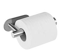 Porte Papier Toilette, Aikzik® Acier Inoxydable Adhésif Porte Serviette Mural WC Salles de Bains Famille et Bureau, Auto-Adhesif