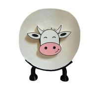Porte-Papier Toilette avec Mouton, Porte-Papier Toilette Amusant, Debout, Ensemble Salle de Bain, Impression 3D, Porte-Rouleaux de Papier Toilette en Forme de Vache Noire,Kuh-1pc