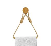 Porte-papier Toilette Boho - Support À Mouchoirs En Corde, Décoration Murale | Rangement Suspendu Rustique, Caractéristique De Conception Portable En Fibre Naturelle, Solution Légère Et Élégante, Util