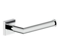 Porte-papier toilette Bravat Quaruna 754010 sans couvercle, carré, chromé, à coller ou à visser