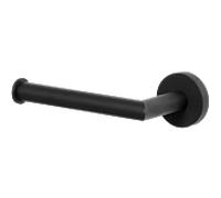 Porte-papier toilette Bravat Varuna 779899 sans couvercle, carré, à coller ou à visser, noir mat
