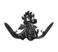 Porte-papier toilette décoratif animal - Accessoires de salle de bain autoportants, conception créative de sculpture, cadre de rangement mural, figurine animale artistique | Décoration ludique pour