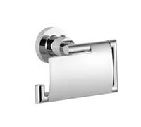 Porte Papier Toilette Dornbracht Tara avec couvercle Noir Mat