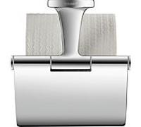 Porte papier toilette Duravit Starck T 0099401000 chrome, avec couvercle