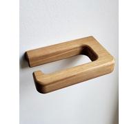 Porte-papier toilette en chêne massif, design, montage facile et stable (pas de collage), fabriqué en Allemagne, Scandi, minimaliste, durable, élégant, salle de bain, salle de bain, WC d'invités,