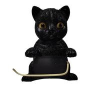 Porte Papier Toilette en Forme De Chat 3D Amusant Derouleur Papier Toilette Murale, Porte Papier Toil-ette Chats, Support Mural Décoratif pour Papier Toile-tte pour Amoureux des Chats