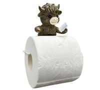 Porte-papier Toilette En Forme De Vache - Décoration Murale Rustique En Forme De Vache | Porte-rouleau De Papier Toilette | Comptoir De Salle De Bain, Toilettes, Maison, Vanité, Placard, Buanderie, Ca