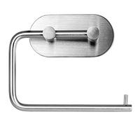 Porte-Papier Toilette KADAX, Porte-Rouleau en métal, sans perçage, Autocollant 3M, Cuisine, Argent