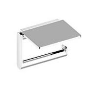 Porte-papier toilette Keuco Plan 14973060000 avec étagère, ouvert, pivotant, finition inox noir