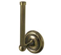 Bisk Deco 00404 Porte Rouleau pour Papier Toilette en Laiton Antique 7,5 x 8 x 17,5 cm