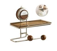 Porte Papier Toilette Meuble WC Support Mural Accessoires Salle De Bain Derouleur Toilette Murale Rangement Rouleau Distributeur Dérouleur sans Percage Decoration Ventouse