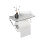 Porte Papier Toilette Meuble WC Support Mural Accessoires Salle De Bain Derouleur Toilette Murale Rangement Rouleau Distributeur Dérouleur sans Percage Decoration
