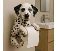 Porte-Papier Toilette Mural en Forme de Chien, Joli Porte-Serviettes en Papier 3D en Forme de Chat, Porte-Papier Toilette décoratif en Forme d'animal, Cadeau pour Les Amoureux des Chiens (#B)