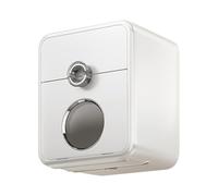 Porte-papier toilette mural, porte-papier toilette étanche, boîte à mouchoirs double couche, boîte de rangement de grande capacité, support de papier toilette, support mural, rangement de rouleau de