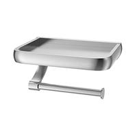 Porte papier toilette mural Support de papier toilette mural porte-toile en acier inoxydable titulaire de tissu de téléphone portable salle de bain en papier rouleau mur montage mural Accesso Porte ro