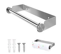 Porte Papier Toilette Mural Support Papier Toilette sans Percage en Acier Inoxydable Derouleur Papier Toilette pour Salle de Bain, Cuisine, Salon