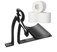 Porte-papier toilette - Porte-papier décoratif - Organiseur de bureau vertical amusant pour une utilisation dans la salle de bain, la salle à manger, l'hôtel, la maison, le plan de travail comme