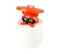Porte-Papier Toilette Raton Laveur - Décoration De Salle De Bain Originale, Compatible avec Les Rouleaux Standards - Organiseur Antidérapant, sans Installation, Idéal pour Les Toilettes d'angle
