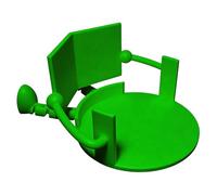 Porte-papier toilette - Support de figurine de lecture imprimée en 3D, rangement amusant et mignon avec étagère décorative, accessoire de salle de bain robuste, idéal pour la cuisine, le camping-car