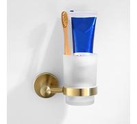 Porte-Papier Toilette Vintage avec étagère, Ensemble d’étagères de Salle de Bain en Or brossé Comprenant Un Porte-Serviettes, Un Anneau d’essuie-Tout, Un Support de téléphone Portable et Un