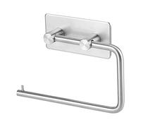 Porte-Papier Toilettes en Acier Inoxydable Auto-adhésif Distributeur Rouleau de Papier hygiénique Support Mur