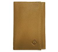 Porte papier voiture cuir souple, format 3 volets compact, carte grise, permis, identité, assurance, crédit -Camel-LOLUNA®