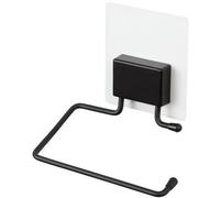 Porte papier WC - COMPACTOR - Noir Magic - Auto-adhésif, 13x6x14 cm