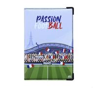 Porte-papiers voiture 2 volets - Color Pop - ""Stade"" - Carte grise, permis & mémo véhicule - PVC - 15,4×10,3 cm - Made in France