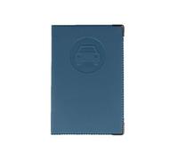 Porte-papiers voiture Jeune Conducteur - Color Pop - Fabrication française - ""Pétrole"" - Carte grise et nouveau permis - 13,8 x 9 cm