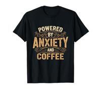 Porté par Le café, l’anxiété et Les pensées matinales T-Shirt